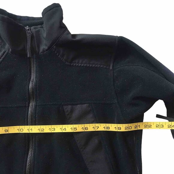 Mountain Hardwear Gore Windstopper Fleece Jacket Black Womens SZ 10 Zip Pkts USA - Picture 4 of 12